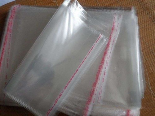 sacos plásticos transparentes
