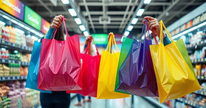 Sacolas Plásticas Personalizadas para Supermercado: 7 Vantagens