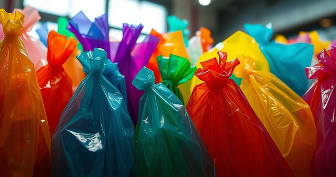 Sacolas personalizadas de plástico para promover sua marca com estilo