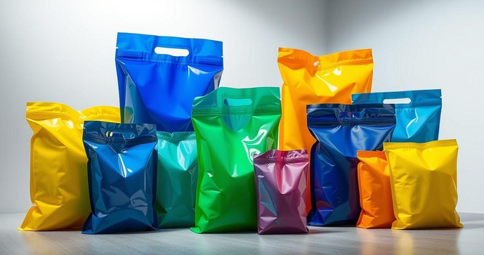 Sacos plásticos para embalagem personalizados que destacam sua marca