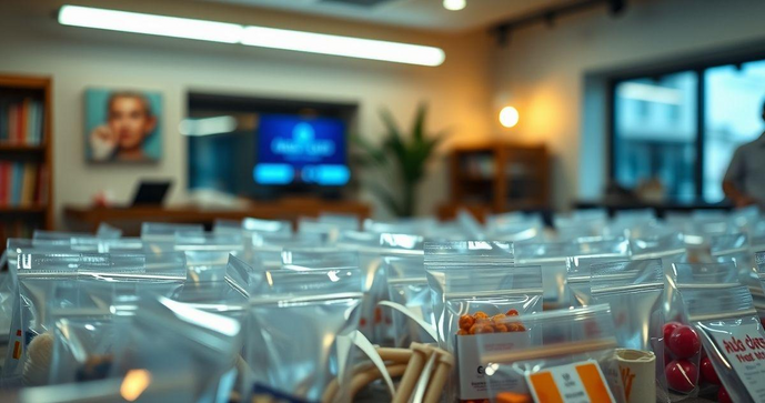 Saquinho Transparente com Adesivo é Ideal para Organizar e Proteger