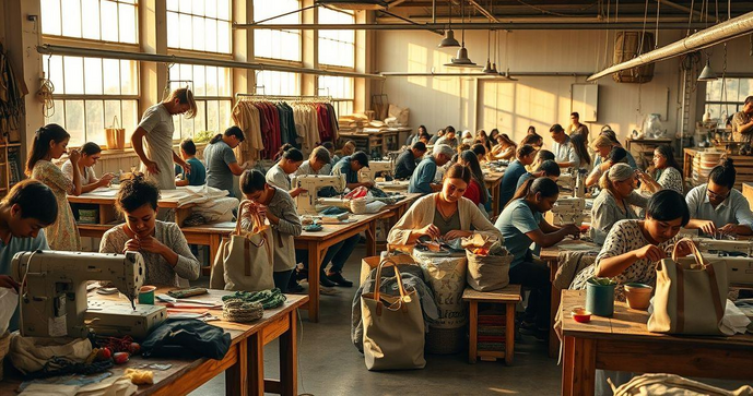 Fábrica de Sacolas Inovadoras para Sustentabilidade